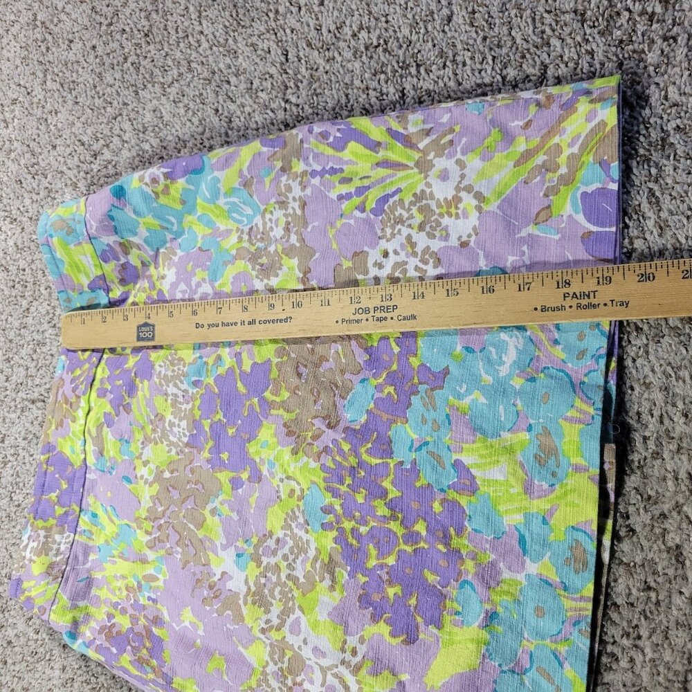 TALBOTS Skirt Womens 10P A Line Purple Pastel Lined Career Work Casual Summer - Picture 4 of 7